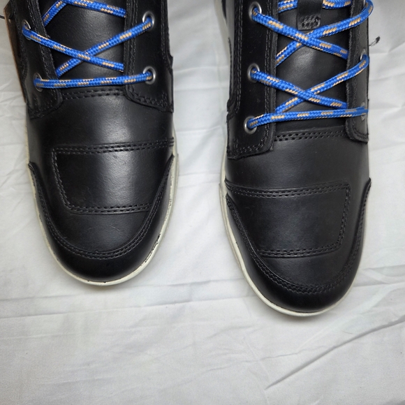 Harley-Davidson Womens Bateman Ankle Pro Riding Sneaker Black Leather Sz 9.5 - Picture 11 of 15
